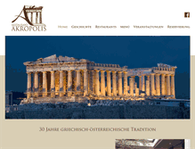 Tablet Screenshot of akropolis-wien.at